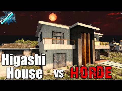 7 Days To Die - Higashi House vs Blood Moon Horde!