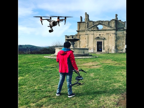 la città perduta di Monterano  con drone (Rm)