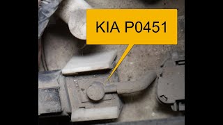 How To Fix a KIA P0451 Code: Evaporative Emission Control System Pressure Sensor Range/Performance