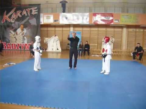 Karate Shinkyokushin - Mazovia Children Cup - Walka 28.10.2012r. RADZYMIN - PL