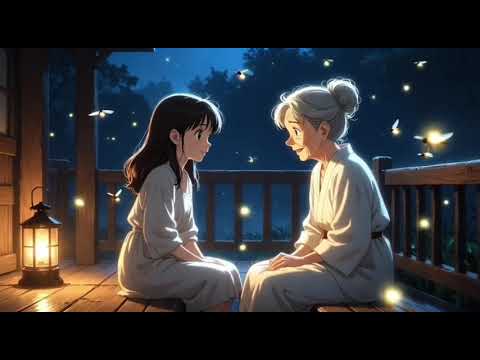 “The Summer the Fireflies Stayed” 🏮🌧️Sad Story Animation Ghibli Style