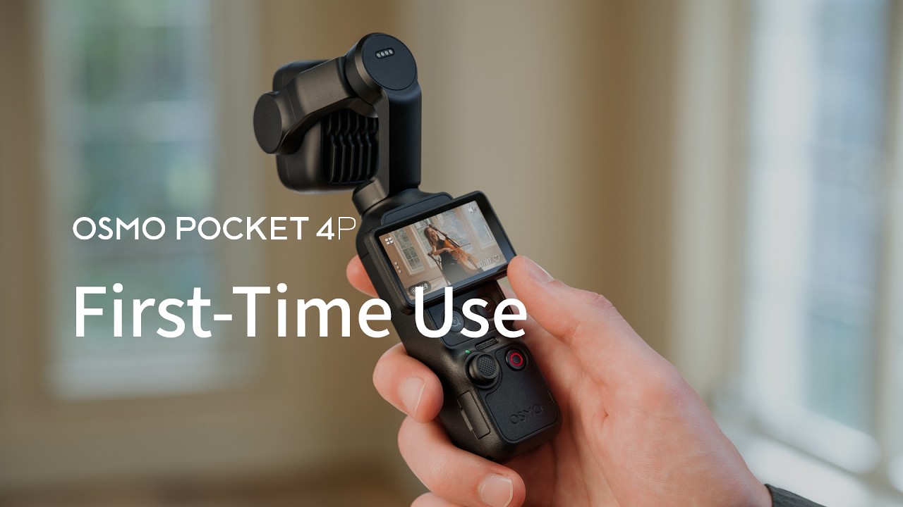 Osmo Pocket 4P | First-Time Use
