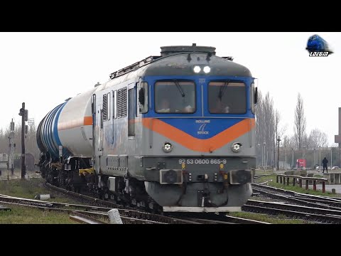 060-DA 60-0665-9 & Marfar CER Fersped Freight Train in Gara Oradea Est Station - 07 April 2023