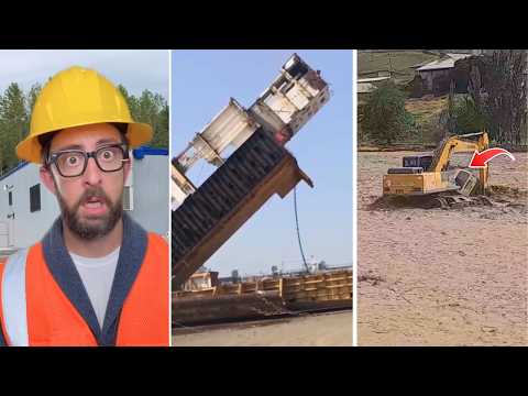 Insane Job Site Moments | Funny but Dangerous Fails