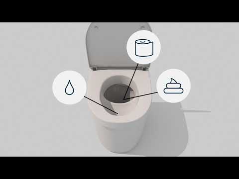 Use of compost toilet Separett Tiny with urine container