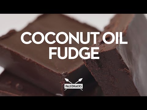 Coconut Oil Chocolate Fudge
