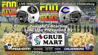 Pell City at Childersburg FNN High School Football Game Of The Week