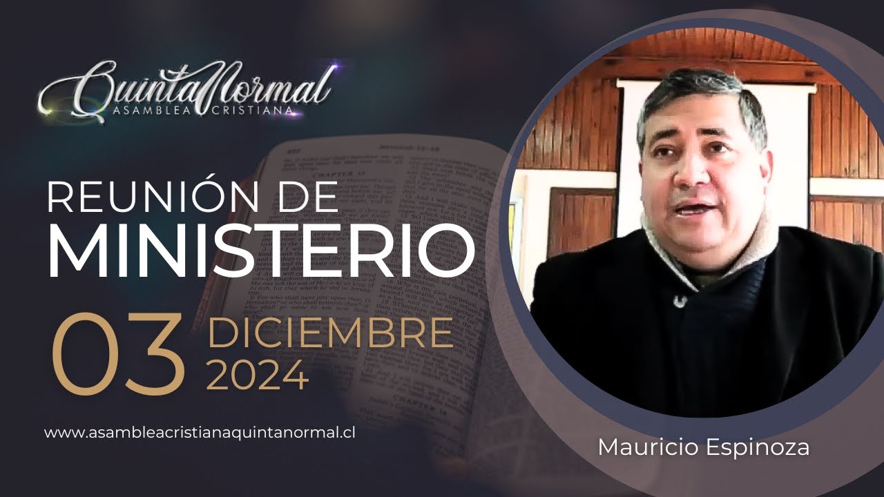 Miniatura de Reunión de Ministerio - 03/12/2024 | Mauricio Espinoza