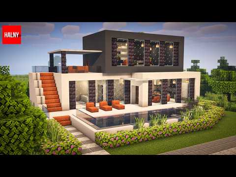 Modern house for minecraft - Tutorial