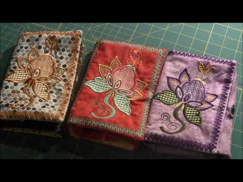 Machine Embroidered Sewing Kit