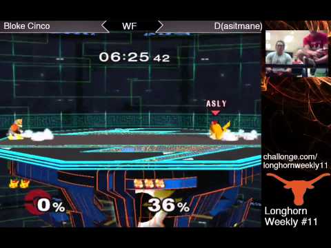 Longhorn Weekly 11 Winners Finals - Bloke Cinco (Pika) vs D (Fox)