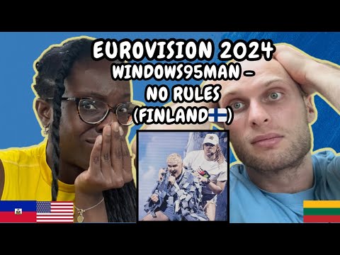 Windows95 Man - No Rules Reaction (Finland 🇫🇮 Eurovision 2024) | FIRST TIME LISTENING TO WINDOW95MAN