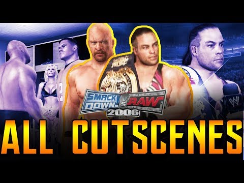 WWE Smackdown Vs Raw 2006 - ALL CUT SCENES - Season Mode (Smackdown)