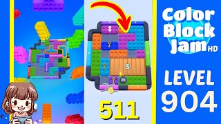 Solution du Niveau 904 de Color Block Jam