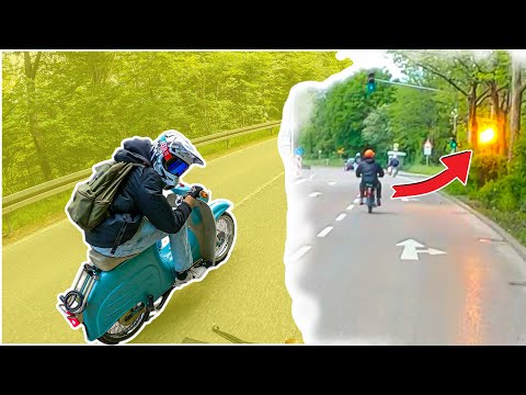 Wenn man den BLITZER übersieht | Simson Motovlog