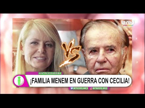 Familia Menem molesta por la decisión de Cecilia Bolocco
