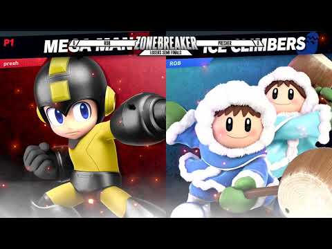 Presher (Mega Man) vs ROB (Ice Climbers/Ganon) | Losers Semis | Zonebreaker #11