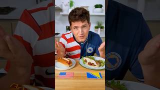 USA vs Bosnia Food 