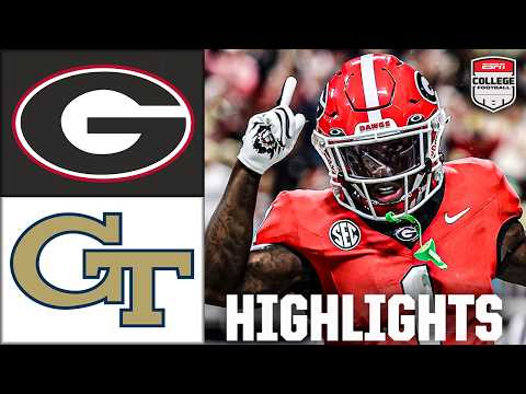 Georgia Bulldogs vs. Georgia Tech Yellow Jackets | Full Game Highlights | ESPN College Football
