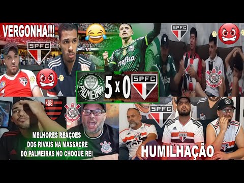 BEST REACTIONS FROM RIVALS TO PALMEIRAS 5X0 SÃO PAULO WITH GOALS FROM PIQUEREZ, BRENO LOPES AND R...