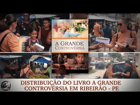 Distribuição do livro A Grande Controvérsia em Ribeirão - PE