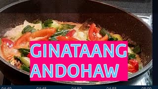GINATAANG PENIRITONG ANDOHAO SARAP!