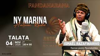 Download lagu Ny marina Antsiva 04 Novembre 2025. Avec Ismael Razafinarivo mp3