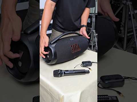 JBL Boombox 3 Bluetooth Portable Speaker with Microphone #usa #jbl #microphone #shorts #foryou