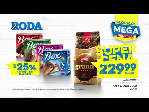 Roda I Mega nedelja 24.05 - 30.05.2019.