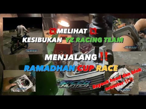 Vlog bengkel‼️ LIAT KESIBUKAN TEAM YZ MENJELANG RAMADHAN RACE ‼️ ada bynk blok monster 💯 dan sgo