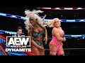 The TBS Title Hangs In The Balance Between Taya Valkyrie Jade Cargill AEW Dynamite 4 26 23