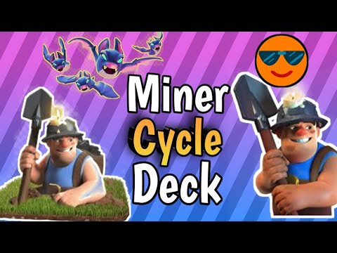 Miner Cycle Deck | Clash Royale | Best deck in Clash Royale | Miner Deck | Best Miner Deck |No skill