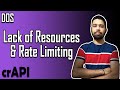 API4 Rate Limiting Lack Of Resources CrAPI