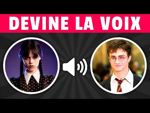 Devine les personnages MERCREDI et HARRY POTTER à partir de leur VOIX...!