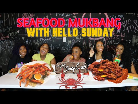 SEAFOOD MUKBANG WITH HELLO SUNDAY FROM THE VOICE