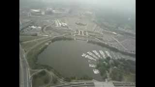 preview picture of video 'Takeoff from Reagan National Airport, nice view of Pentagon!'
