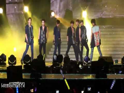 [Fancam] - 120623 - Infinite BTD + Paradise +Talk + Be Mine + The Chaser @ Music Bank in HK