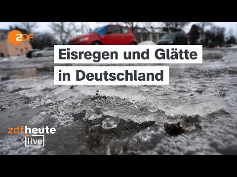 Schnee und Blitzeis: ZDF-Meteorologin Horneffer zur aktuellen Wetterlage | ZDFheute live