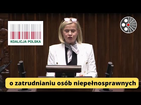 Bożena Żelazowska pyta o dodatkowe środki dla niepełnosprawnych