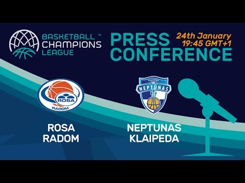 Rosa Radom v Neptunas Klaipeda - Press Conference - Basketball Champions League