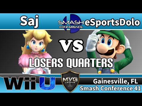Saj (Peach) vs. eSportsDolo (Luigi) - SSB4 Winners Semis - Smash Conference 41