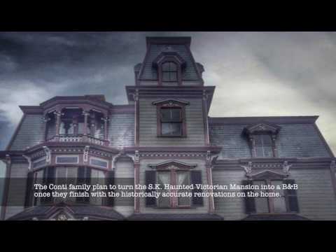 Author Sam Baltrusis visits the S.K. Pierce Victorian Mansion in Gardner, Mass.