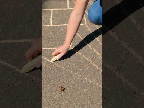 Endless Fun with Sidewalk Chalk Art | Outdoor Creativity for Kids🎴 #fun #activityforkids