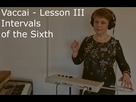 Vaccai - Lesson III, Intervals of the Sixth| Lydia Kavina - theremin
