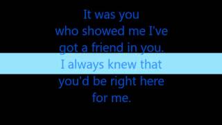 It Was You by Ashley Ballard {Lyrics}