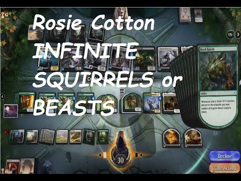 Rosie Cotton INFINITE SQUIRRELS or BEASTS Budget Historic MTG Deck #mtg #lotr #mtgarena