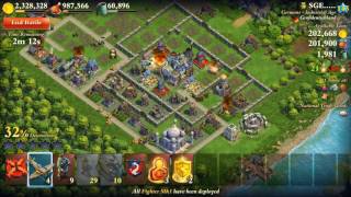 DomiNations FRENCH Global Age: 10 Tank Attack Tutorial