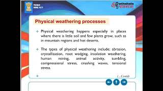 17. Weathering processes