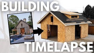 Tiny Party Barn Build - Building Timelapse in 10 Minutes Ep 2