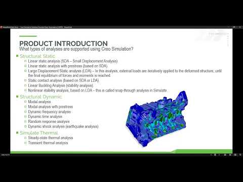 Enhancing Design Precision with Creo Simulate - Webinar Wednesday